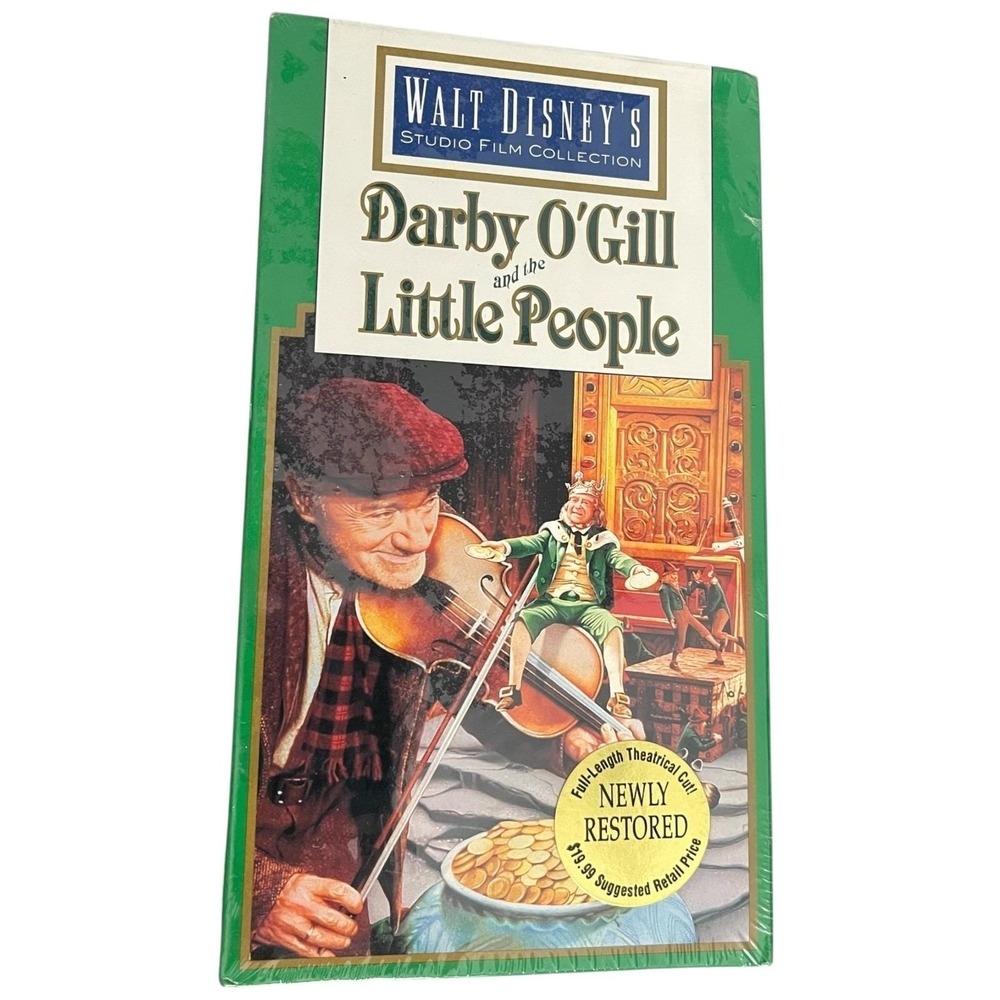 Darby OGill and the Little People VHS Walt Disney
